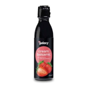 Krämig balsamvinäger jordgubb
